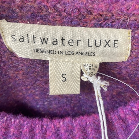 Saltwater Luxe Purple Ombre Sweater - Picture 2 of 3